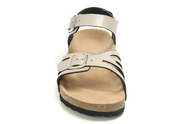 Birkenstock Single Button Cream Butterfly Matte Leather Sandals