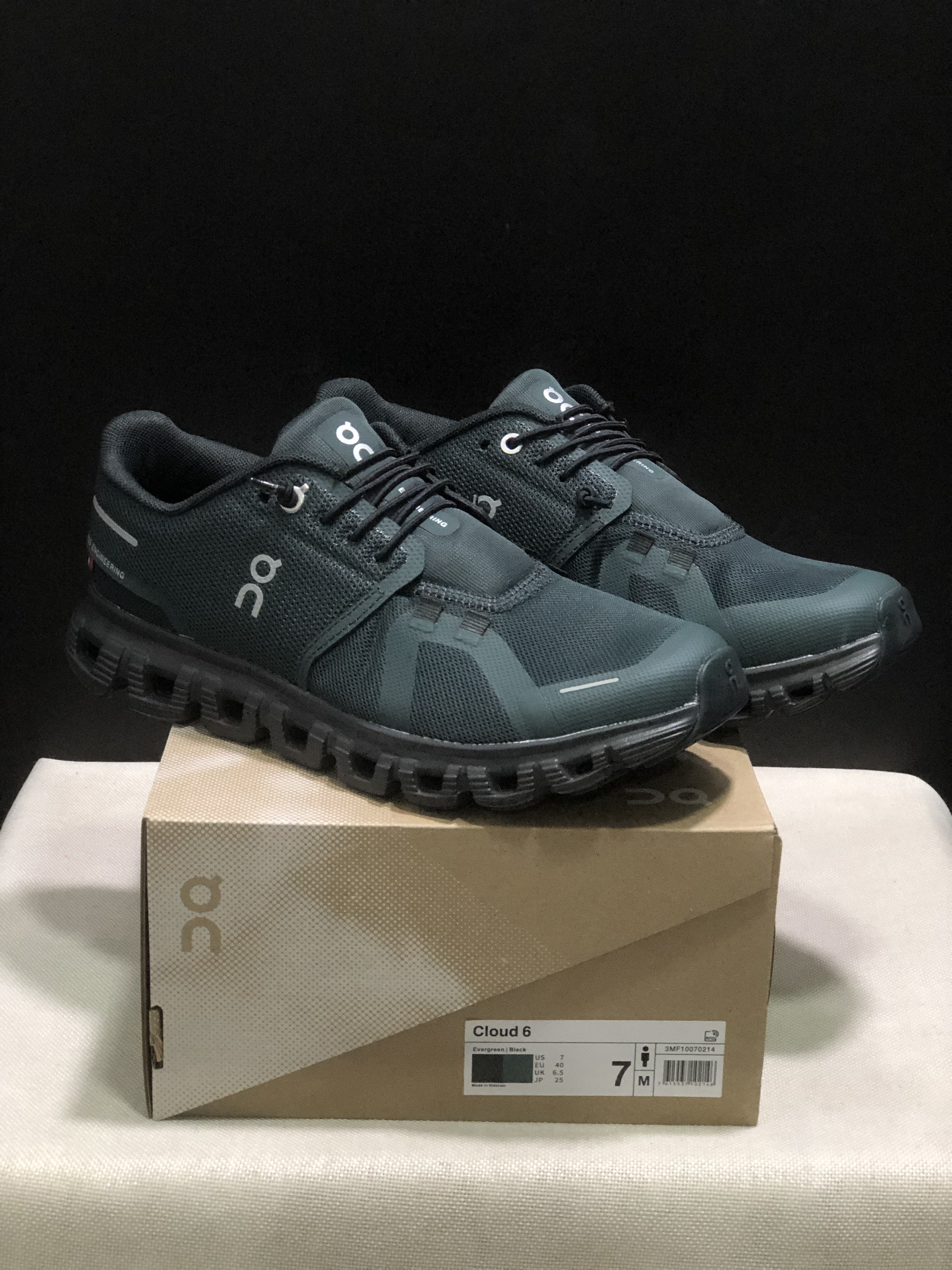 On Running Cloud 6 Casual Life Shoes Dark Green
