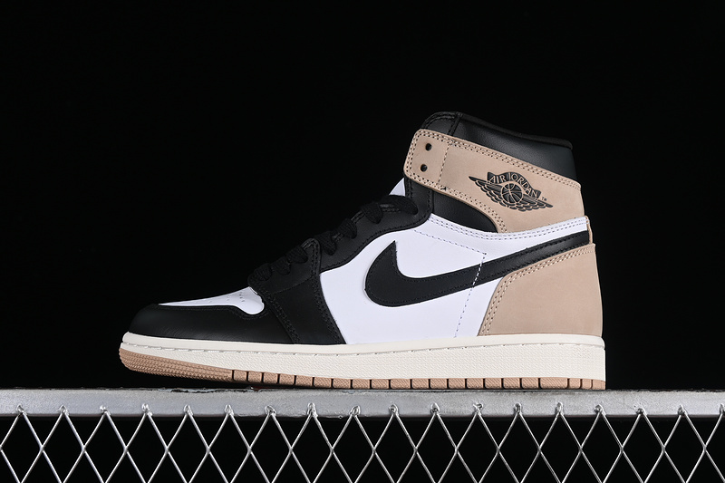 Nike Air Jordan 1 Medium OG Latte Black Legend Brown White Sail Sneakers