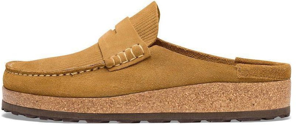 Birkenstock Boston Clog Velvet 1025493 Brown Narrow Sandals