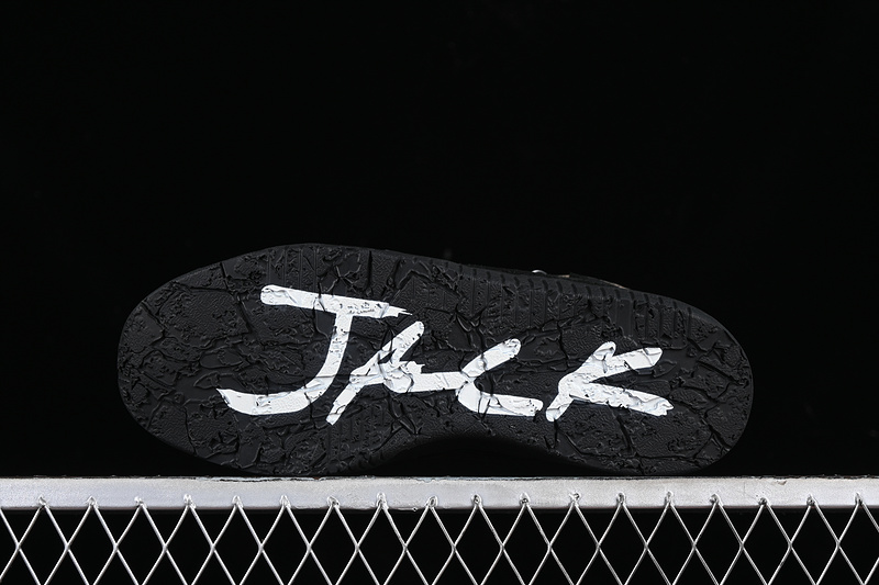 Nike Air Jordan 1 Cut The Check Travis Scott Dark Mocha Black Sneakers