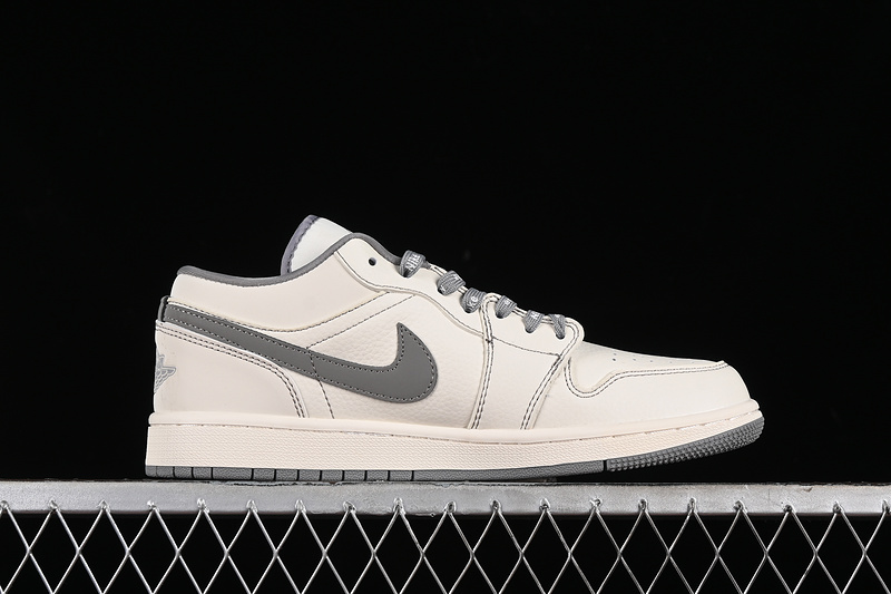 Nike Air Jordan 1 Low Off-White White Light Grey Sneakers