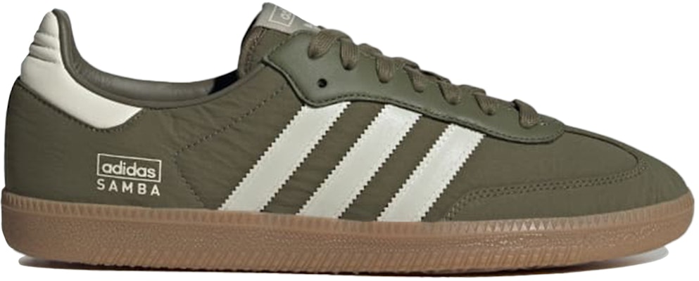 Adidas Samba OG Reflective Nylon Pack - Focus Olive Green IE3440 Lifestyle Shoes