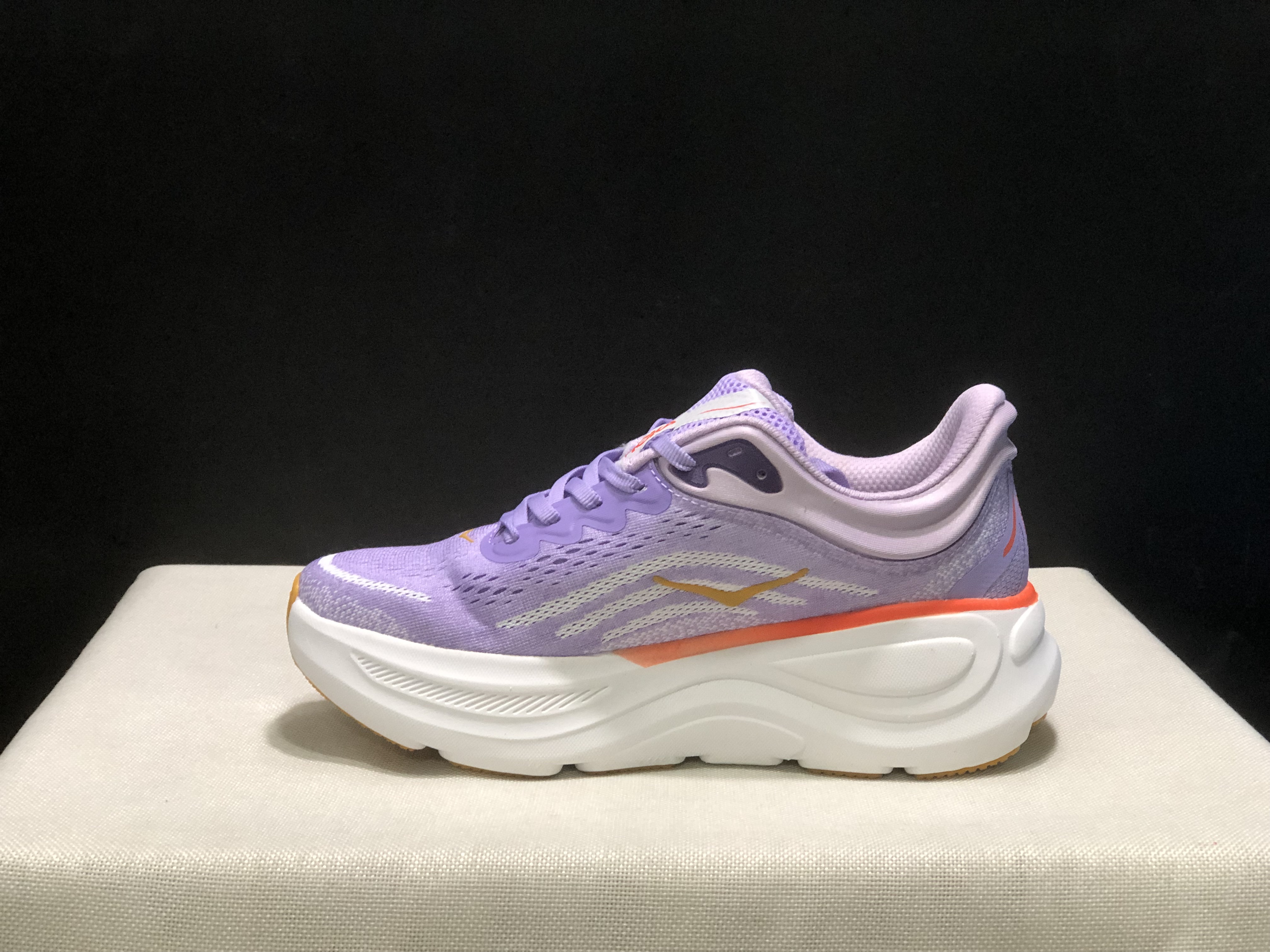 Hoka One One Bondi 9 Women's Comfortable Low-top Running Shoes Sneakers Light Purple