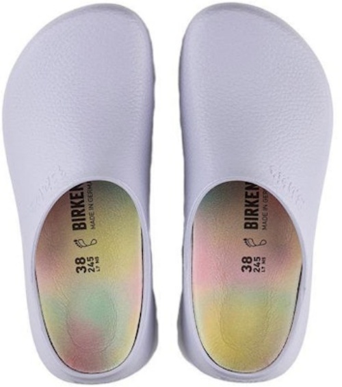 Birkenstock Super Birki Polyurethane Lavender Fog Purple 1021186 Fashion Slippers