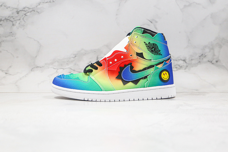Nike Air Jordan 1 Retro High-Top Balvin Tie Dye Sneakers