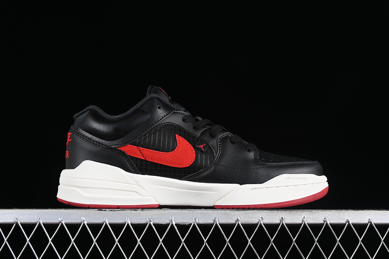 Nike Air Jordan Stadium 90 White Black Red Sneakers