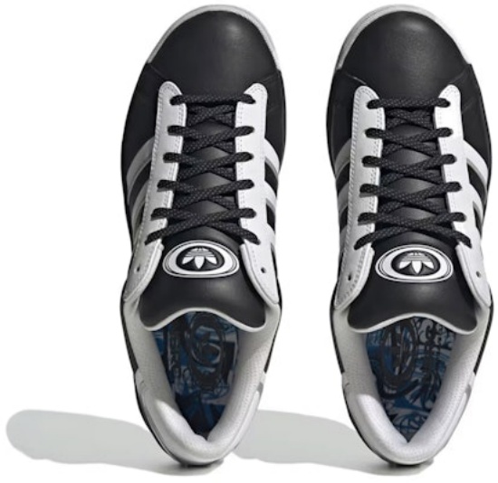 No Sleep Rave Club Adidas Campus Core Black ID2169 Shoes