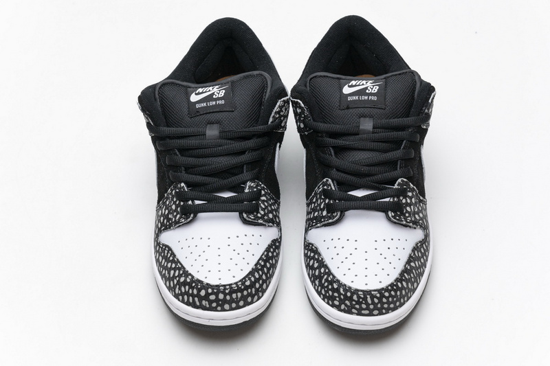 Nike SB Dunk Low Pro ISO Black White Sneakers