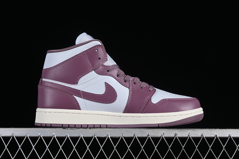 Nike Air Jordan 1 Mid Pure Platinum Sky J Mauve Sail Sneakers