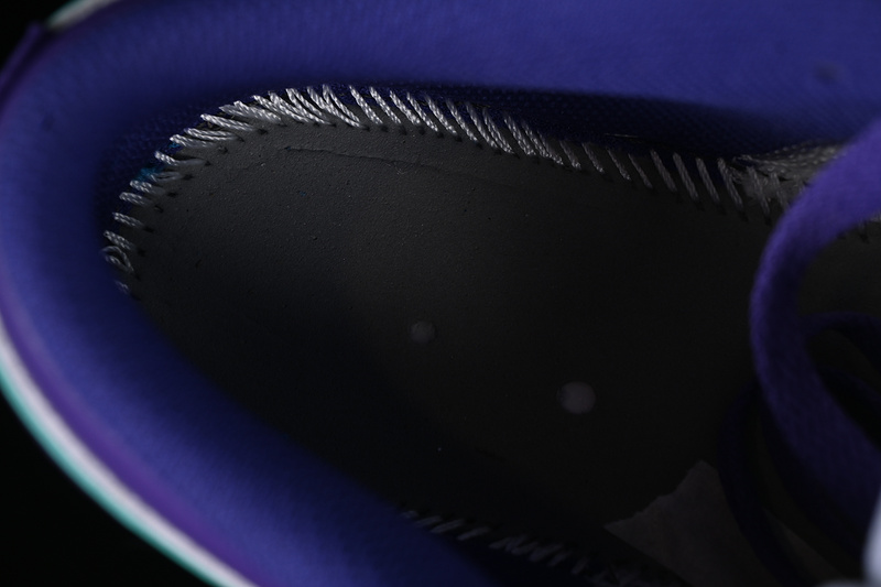 Nike Air Jordan 1 Low SE Hornets Psychic Purple Hyper Jade White Cone Sneakers