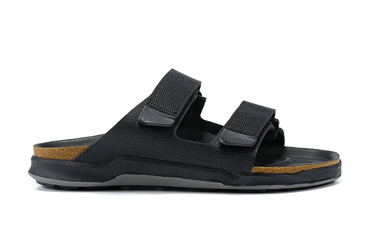 Birkenstock Pure Black Velcro Casual Slippers