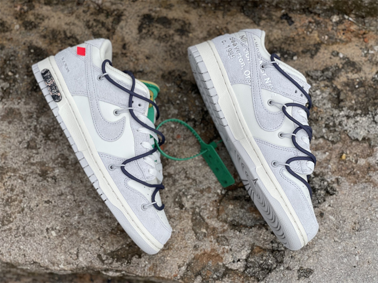 Nike Off-White Dunk Low Lot 20 of 50 Neutral Grey Sneakers