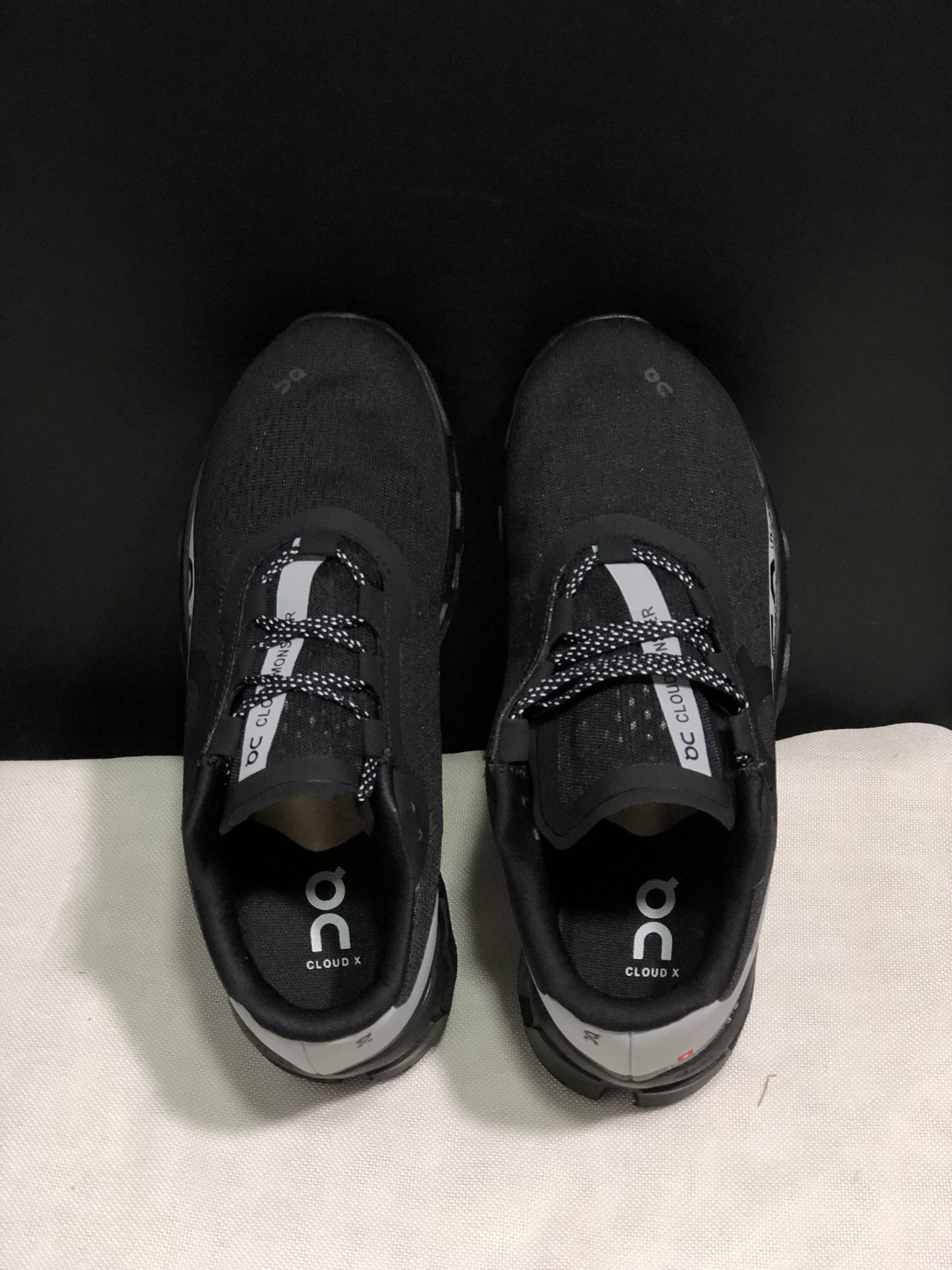 On Running Cloudmonster Black Anti-Slip Running Shoes