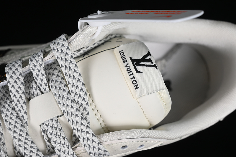 Nike Air Jordan 1 Low OG SP Travis Scott Fragment Design LV Black White Grey Gold Sneakers