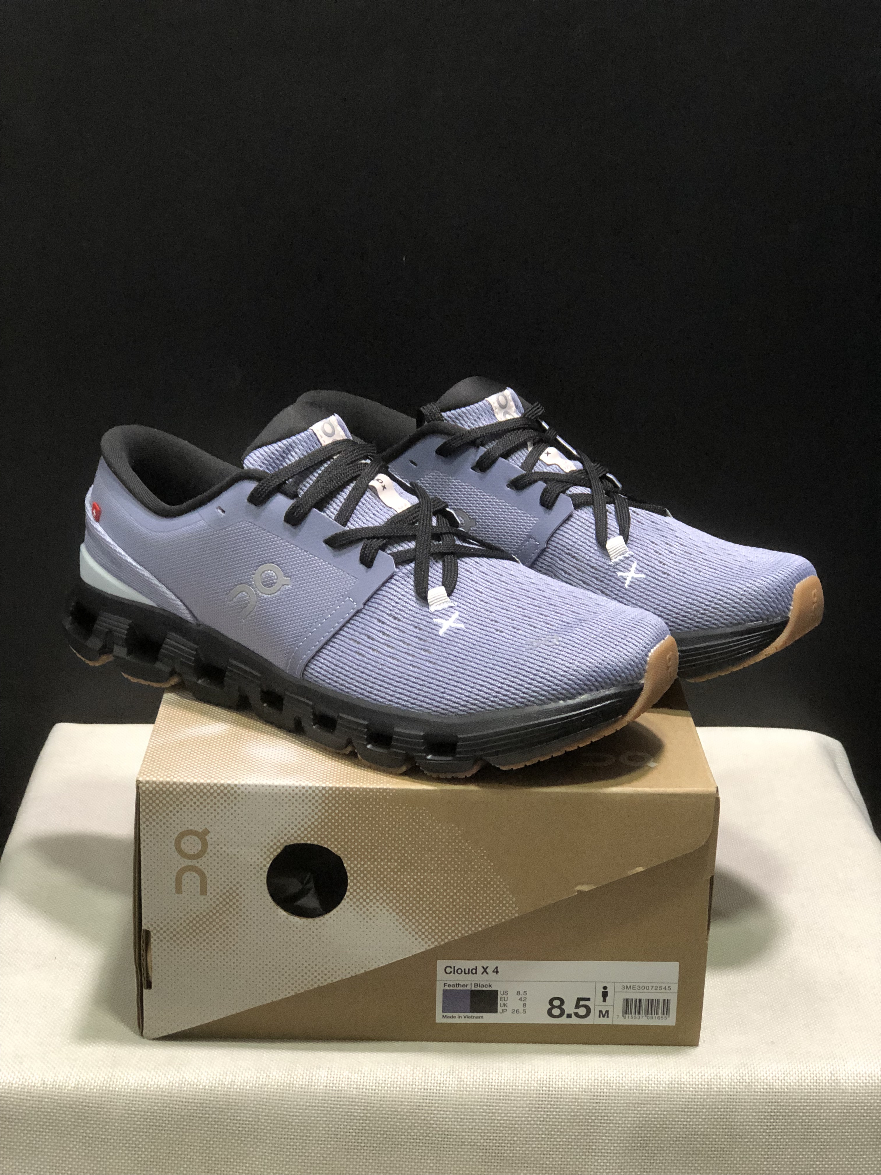 On Running Cloud X4 Comfortable Running Shoes Lavender/Black