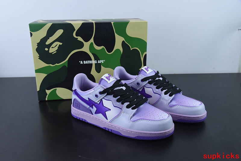 A Bathing Ape Bape Sta Sk8 Purple Gradient