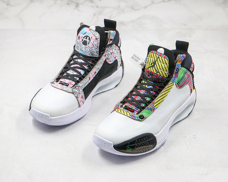 Nike Air Jordan 34 Rui Hachimura Japan Heritage PE Mandarin Duck Sneakers