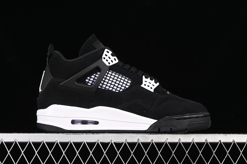 Nike Air Jordan 4 Retro Thunder Black White Sneakers