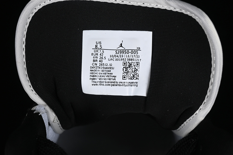 Nike Air Jordan 1 Low LV Black White Sneakers