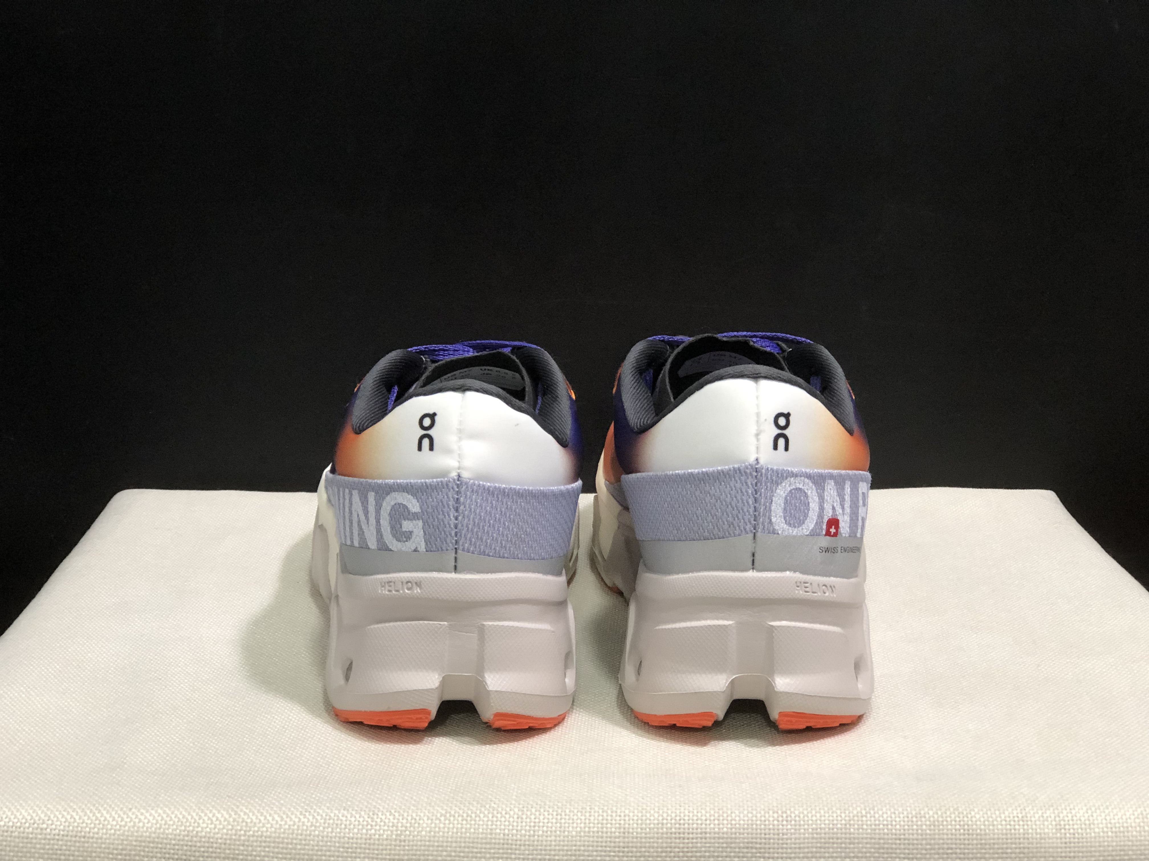 On Running Cloudmonster Hyper Running Shoes Flame/Purple/Frost