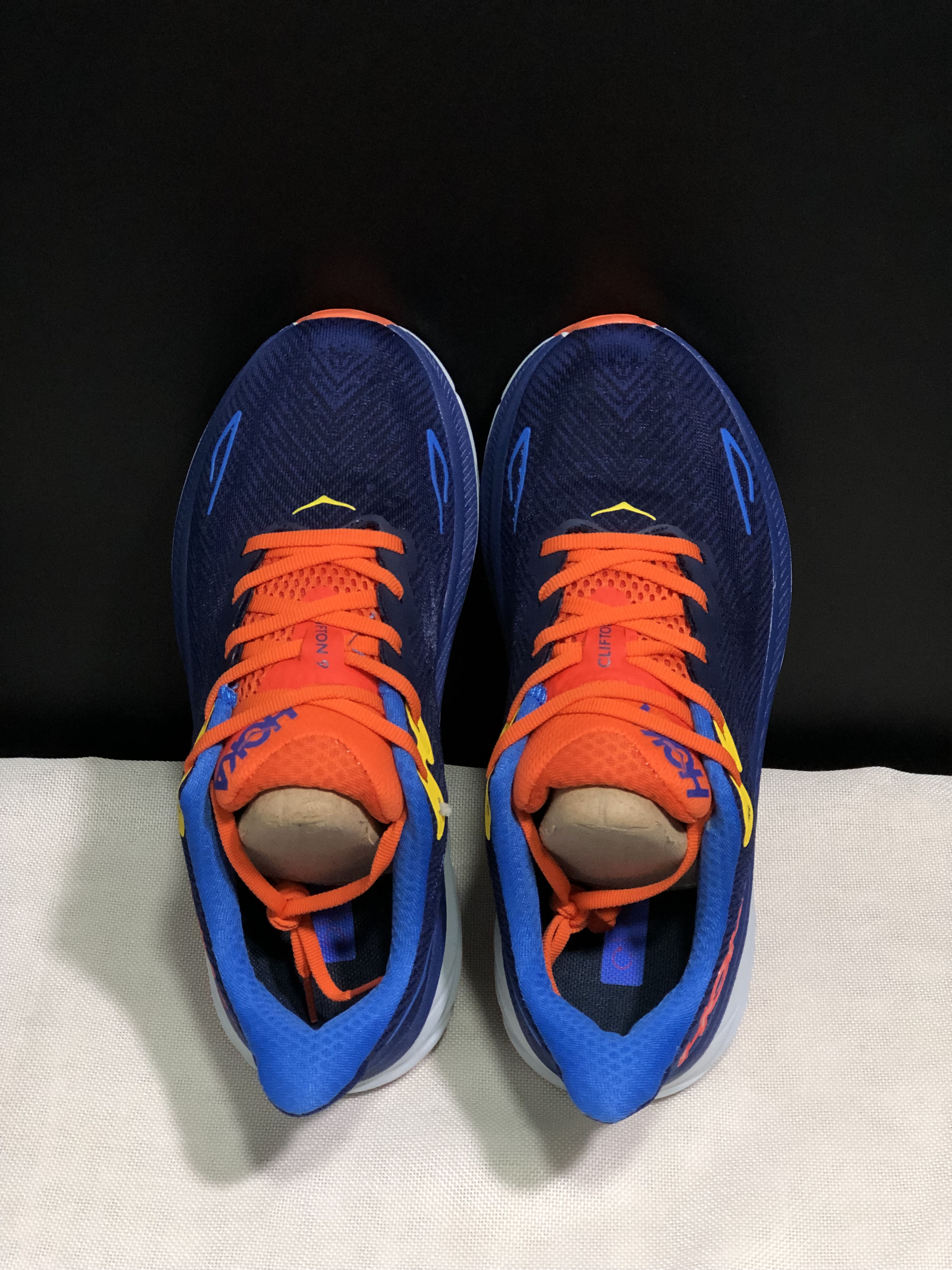 Hoka One One Clifton 9 Running Shoes Athletic Shoes Sneakers Navy