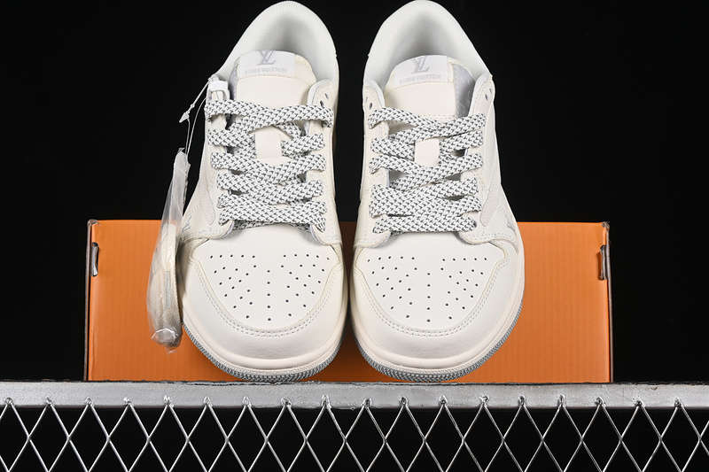 Nike Air Jordan 1 Low OG SP Travis Scott Fragment Design Beige Sneakers