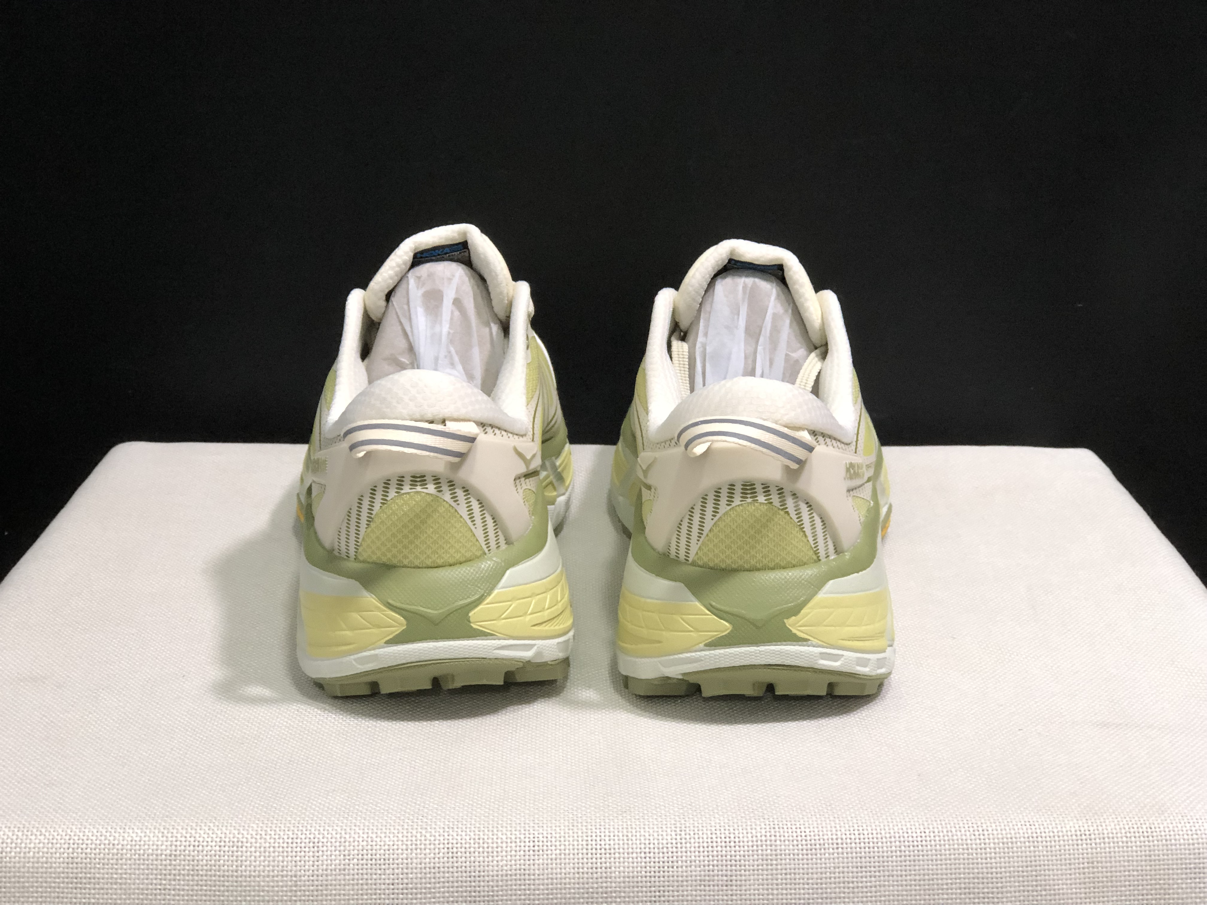 Hoka One One Mafate Speed 2 Mountain Anti-slip Running Shoes Sneakers Light Yellow