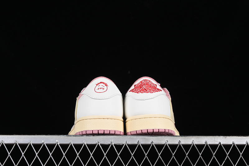 Nike Air Jordan 1 Low OG Travis Scott Pink White Sneakers