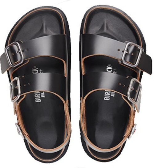 Birkenstock Jil Sander Milano Double Buckle 1020191 Black Sandals