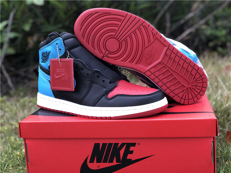 Nike Air Jordan 1 High OG UNC To Chicago 2020 Black Blue Red Sneakers