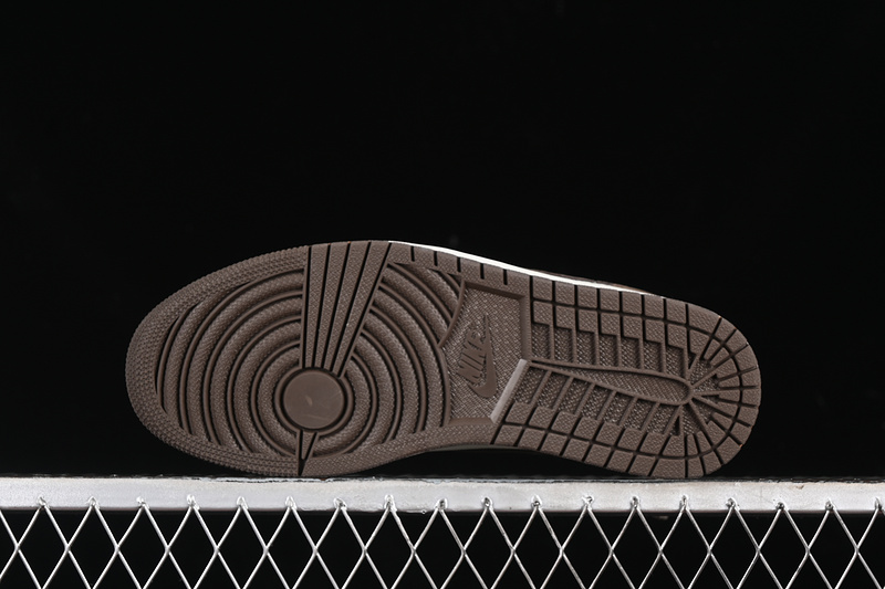 Nike Air Jordan 1 Low Black Myth Game White Brown Sneakers