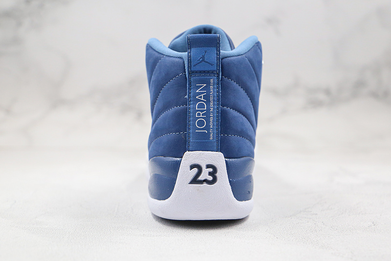 Nike Air Jordan 12 Retro Indigo Blue White Sneakers