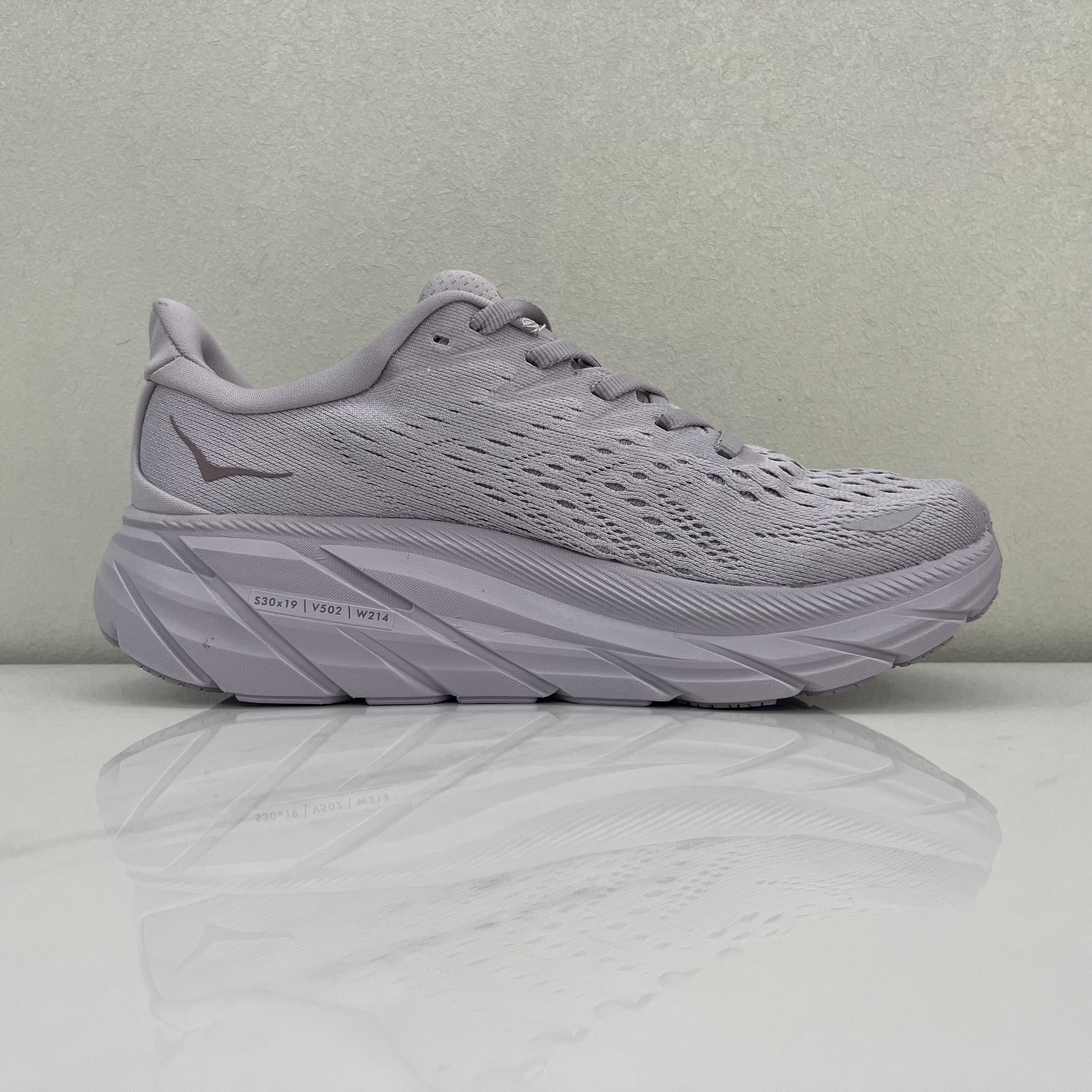 Hoka One One Clifton 8 Women's Fashion Shoes Shock-absorbing Sneakers Light Purple