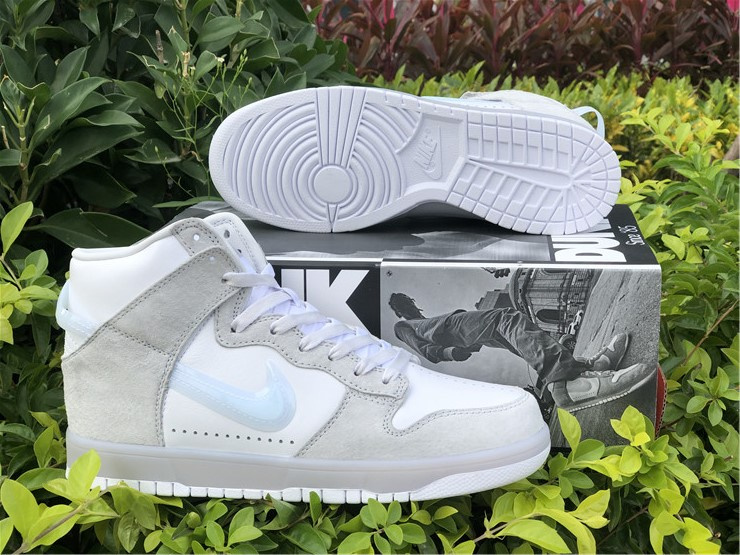 Nike Dunk High Slam Jam White Pure Platinum Sneakers