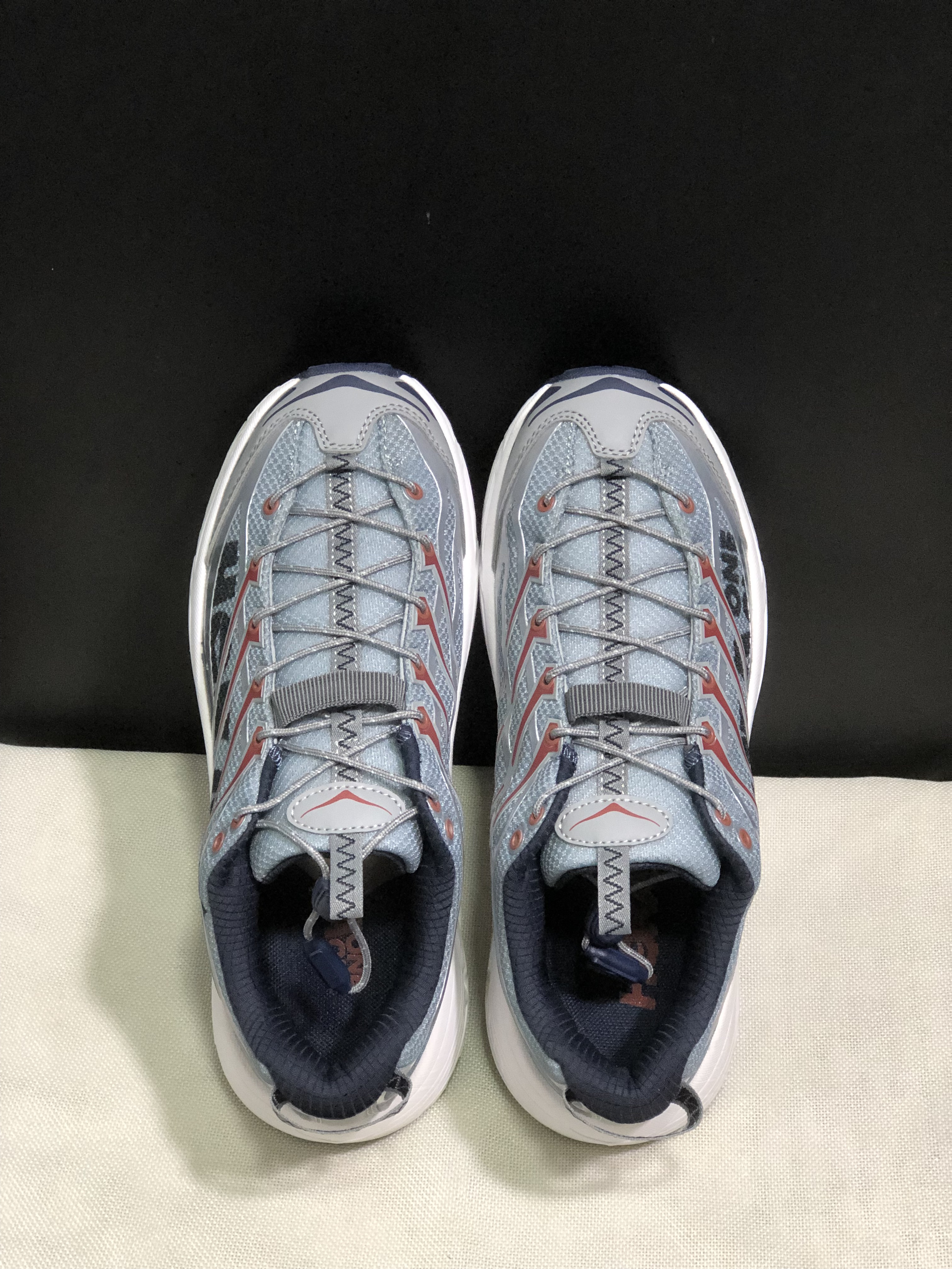 Hoka One One Mafate Three 2 Anti-slip Running Shoes Sneakers Silver