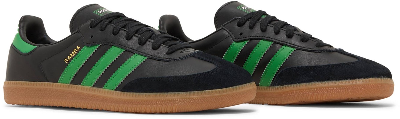 Austin FC Adidas Samba Team Black Real Green HQ7035 Shoes