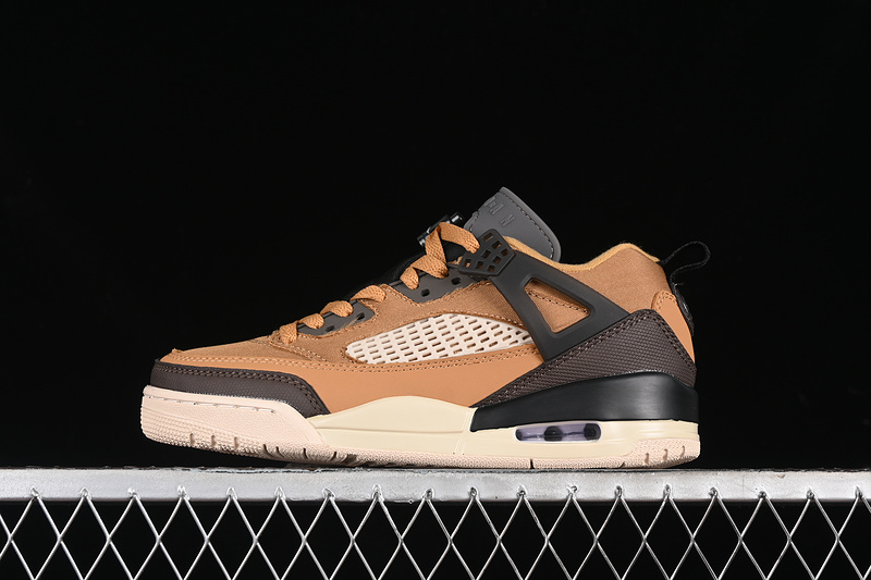 Nike Air Jordan Spizike Low Baroque Brown Black Sanddrift Sneakers