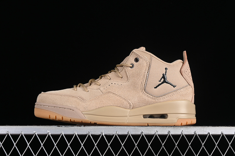 Nike Air Joedan Courtside 23 Desert Baroque Brown Gum Sole Sneakers