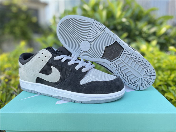 Nike SB Dunk Low Black Wolf Grey White Sneakers