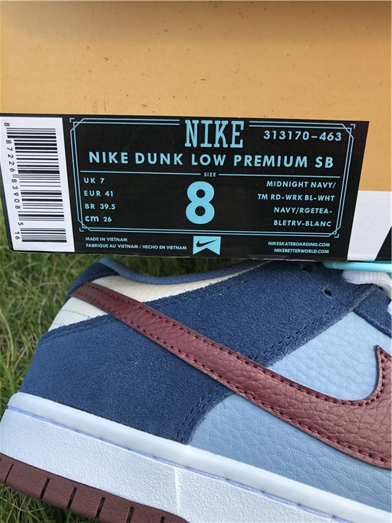 Nike SB Dunk Low Premium FTC Finally 2013 Blue Sneakers