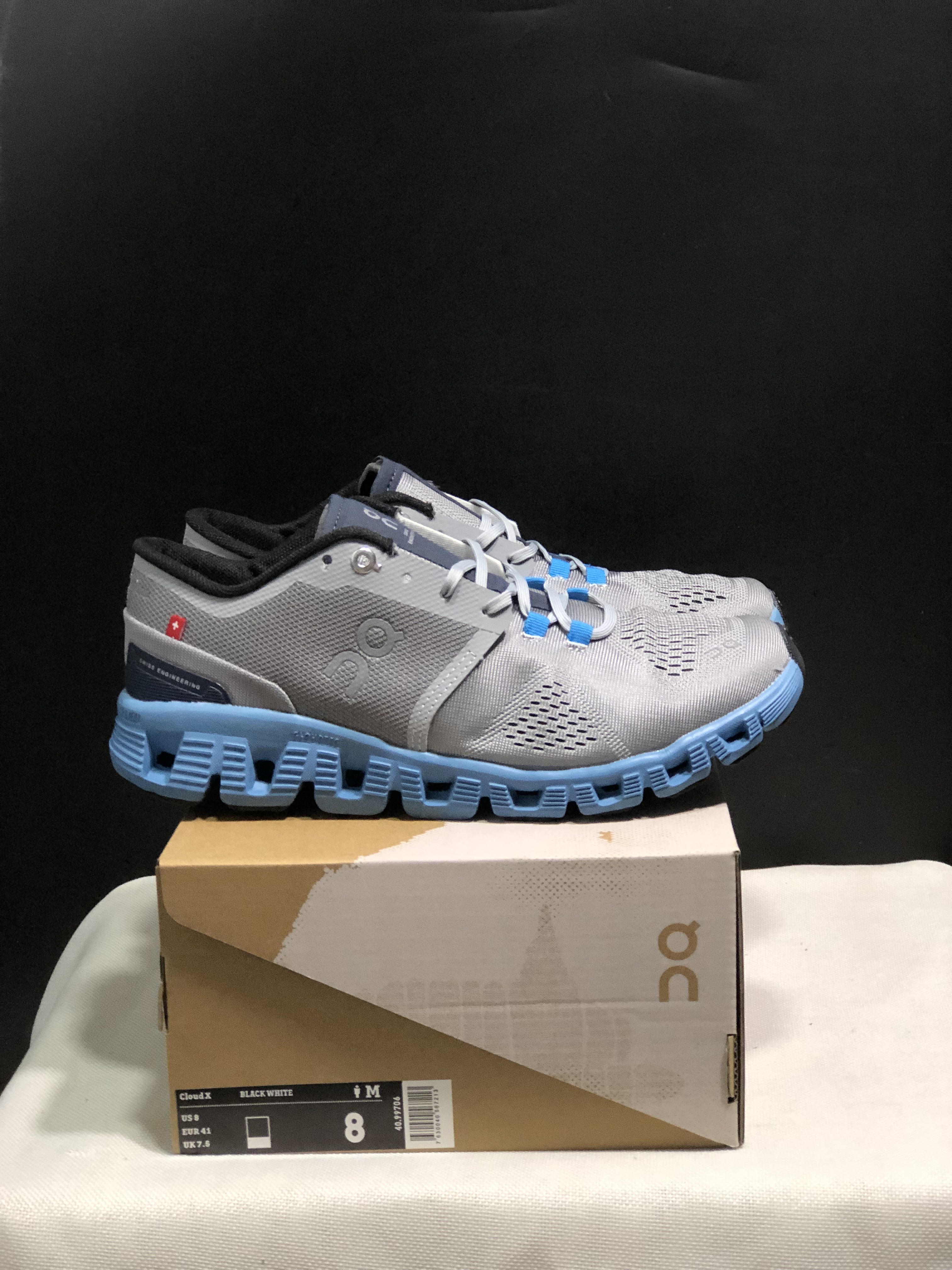 On Running Cloud X Lightweight Running Shoes Alloy/Niagara