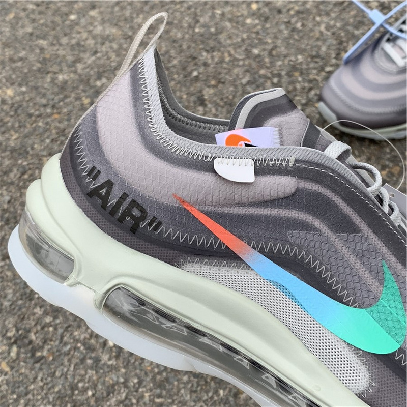 Nike Air Max 97 Off-White Menta 2018 Gray Sneakers
