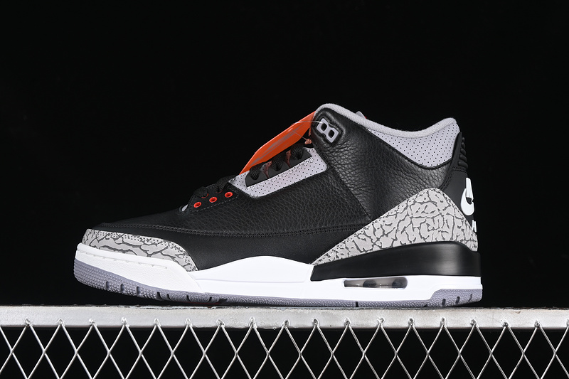 Nike Air Jordan 3 RetroCement Grey Black Sneakers