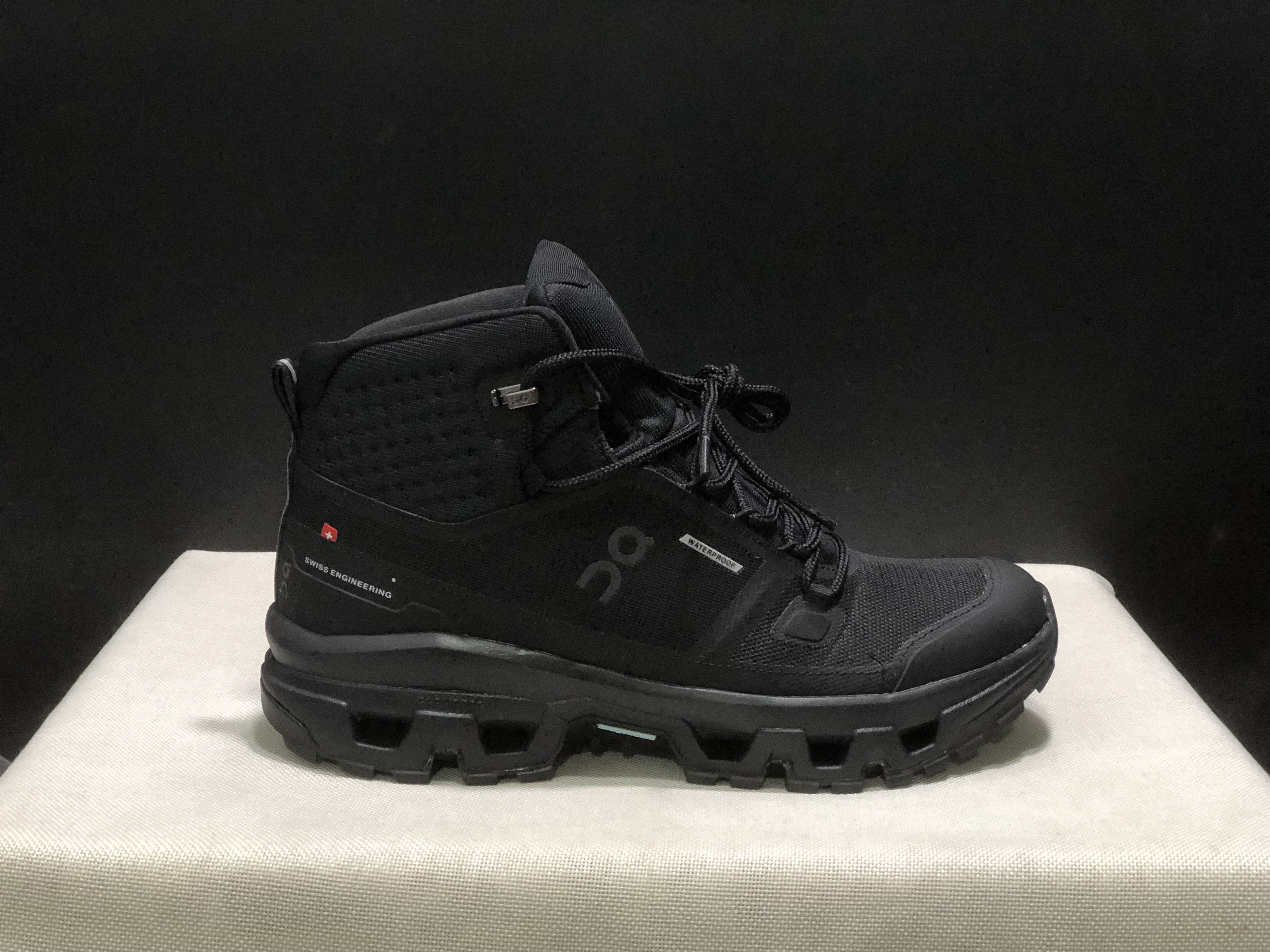 On Running Cloudrock Mid WP High-Top Hiking Shoes All Black