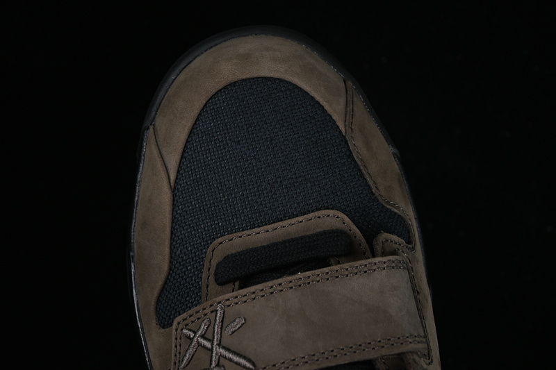 Nike Air Jordan 1 Cut The Check Travis Scott Dark Mocha Black Sneakers