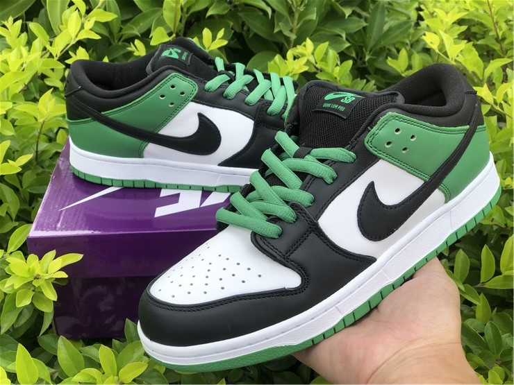 Nike Dunk Pro SB Low Classic Green White Black Sneakers