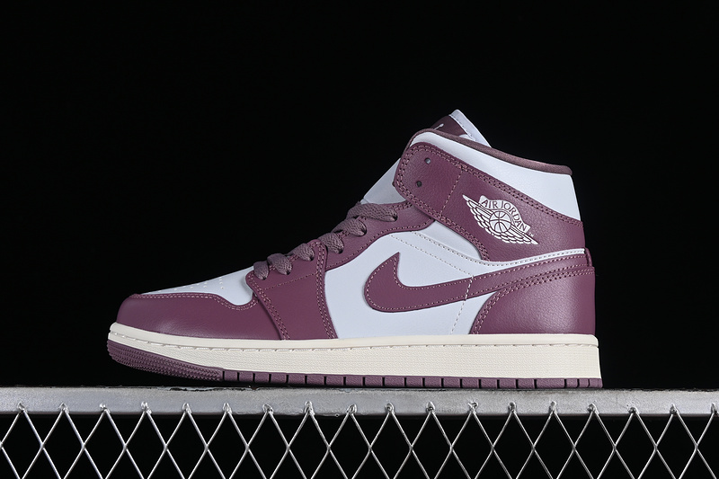 Nike Air Jordan 1 Mid Pure Platinum Sky J Mauve Sail Sneakers