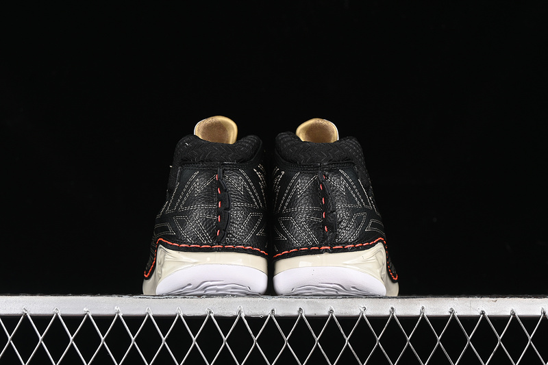 Nike Air Jordan 23 Retro SP Titan Black Sail White Metallic Gold Sneakers