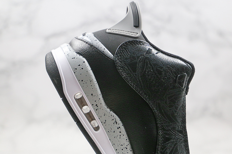 Nike Air Jordan Retro Dub Zero Black Cement Sneakers